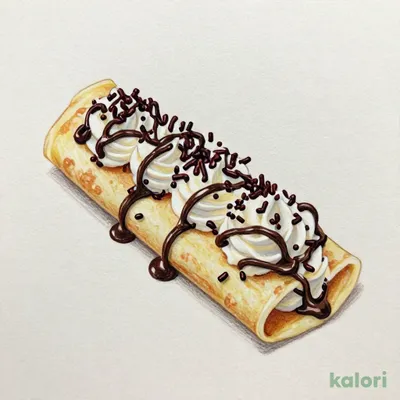Chocolate Cream Crepe