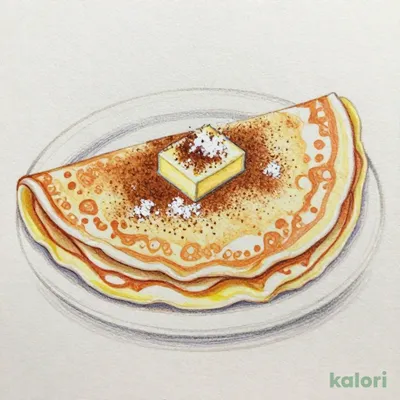 Butter Sugar Cinnamon Crepe