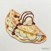 Banana Chocolate Crepe