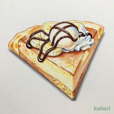 Banana Chocolate Cake Special Crepe