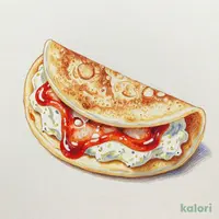 Pizza Cheese Crepe