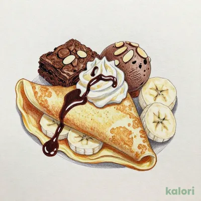 Brownie Crunch Crepe