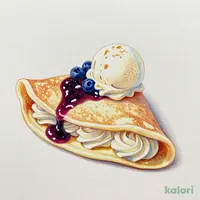 Blueberry Jam Crepe