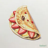 いちごカスタードヌテラ