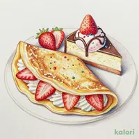 いちごチョコケーキメルバ