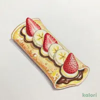 いちごバナナカスタードヌテラ