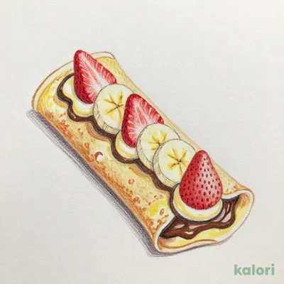 いちごバナナカスタードヌテラ
