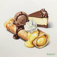 カスタードチョコケーキショコラ