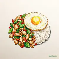 パパッとシェフ バジル香るガパオライスの素
