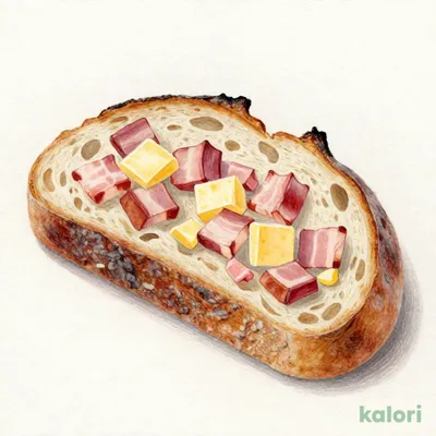 もっちり食感のバラエティロデヴ（ベーコン＆チーズ）