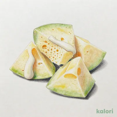 ホワイトチョコをしみこませたドライなメロン