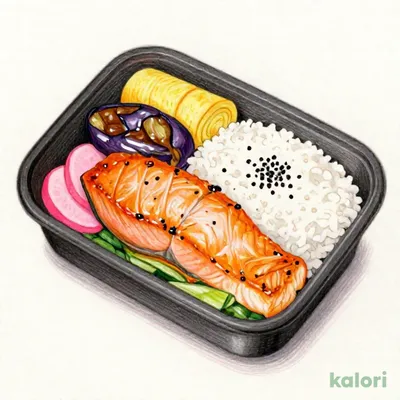 厚切り鮭弁当