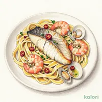 赤甘鯛を味わう 海鮮ペペロンチーノ