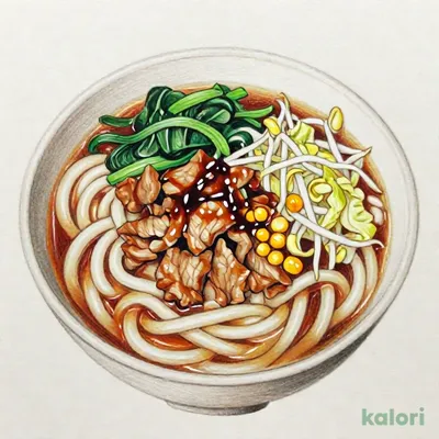 濃厚味噌だしうどん (得)