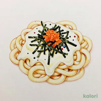 明太クリームうどん (得)