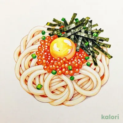 明太釜玉うどん (並)
