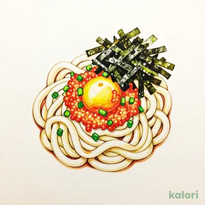 明太釜玉うどん (大)