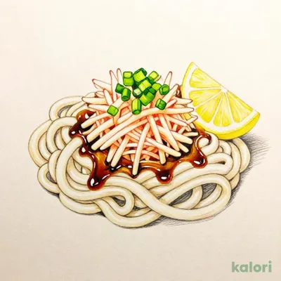おろし醤油うどん (温・大)