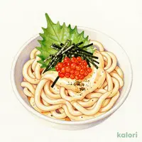 冷やし明太クリームうどん (大)