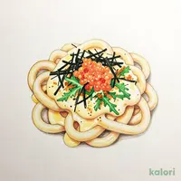 Chilled Mentaiko Cream Udon, Extra Large