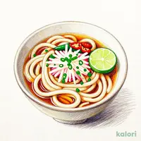 Cold Udon with Grated Daikon and Green Chili, Regular