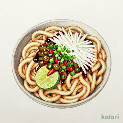 Green Chili and Grated Daikon Soy Sauce Udon, Large