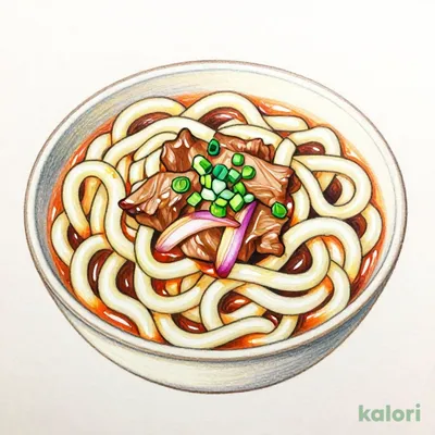 焼きたて肉ぶっかけうどん (温・得)