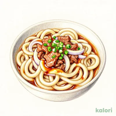 焼きたて肉ぶっかけうどん (温・大)