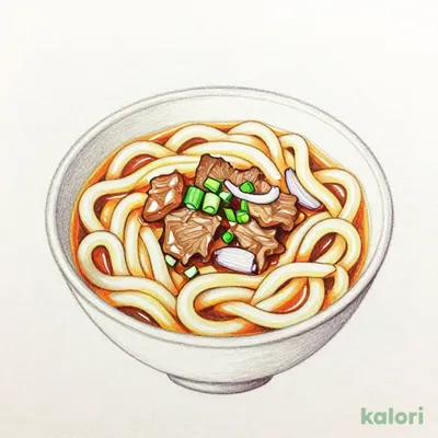 Freshly Made Meat Bukkake Udon (Cold, Regular)