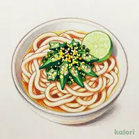 冷たーいねばとろ旨塩うどん (並)