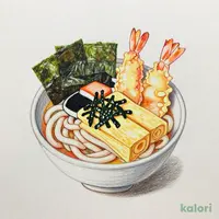 Kids' Manpuku Set (Cold Small Bukkake Udon)