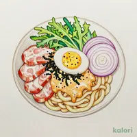 こく旨ごまだれ豚玉うどん (大)