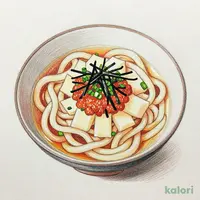 Udon Noodles with Spicy Cod Roe and Grated Yam (Regular)