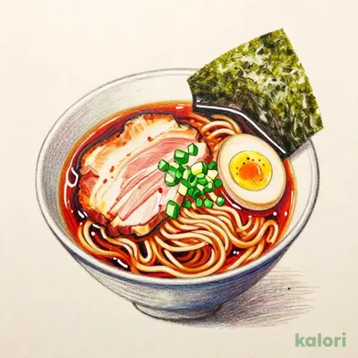 Soy Sauce Tonkotsu Ramen, Red (Spicy)