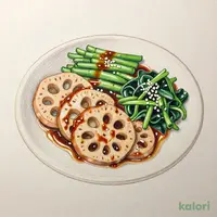 れんこんきんぴら いんげんごまあえ ほうれん草おひたし
