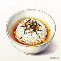 〆のだし茶漬け＜さけと三つ葉＞