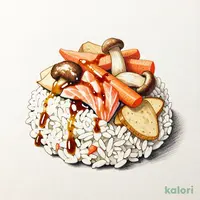 Salmon and Vegetable Rice Pot Sauce