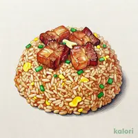 角煮ガーリック炒飯(並) (並)