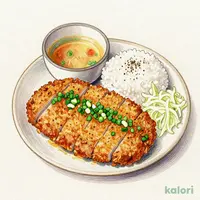 ネギ山椒中華とんかつ定食