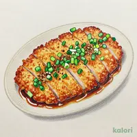 Pork Cutlet with Scallion & Sansho Pepper