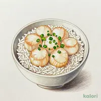 Mini Scallop Rice Bowl