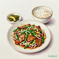 Stir-Fried Liver & Garlic Chives Set Meal