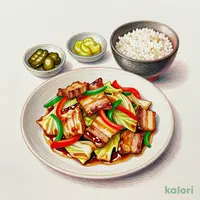 Hoikoro (Twice-Cooked Pork) Set Meal