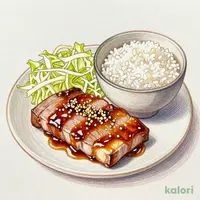 Double Garlic Pork Steak Set Meal
