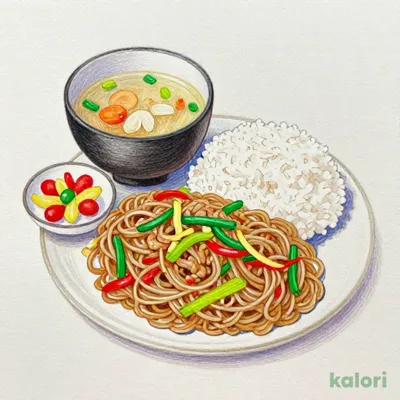 定食セット(春雨)