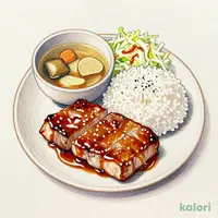 Double Ginger Pork Steak Set Meal