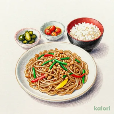Glass Noodle Stir-Fry Set Meal