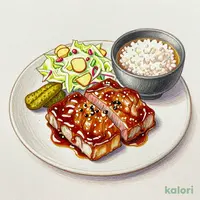 生姜豚テキダブル定食