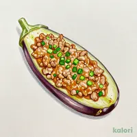Fried Eggplant with Meat Miso Sauce