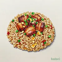 Braised Pork Garlic Fried Rice (Regular)